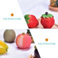 thumbnail image 3 of MLINS 10pcs Fake Fruits Realistic Fruit Set Fake Fruit Decorations Artificial Fruits, 3 of 6
