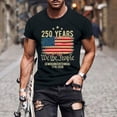 thumbnail image 2 of Mens Patriotic Shirts 1776-2026 250Th Anniversary Shirt American Flag Tops Short Sleeve Round Neck Tees 4th of July Outfits for Men, 2 of 5