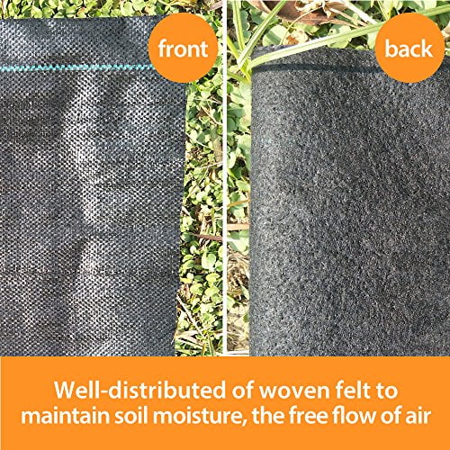 Agfabric Pro 5oz Weed Barrier Landscape Fabric For Raised Bed