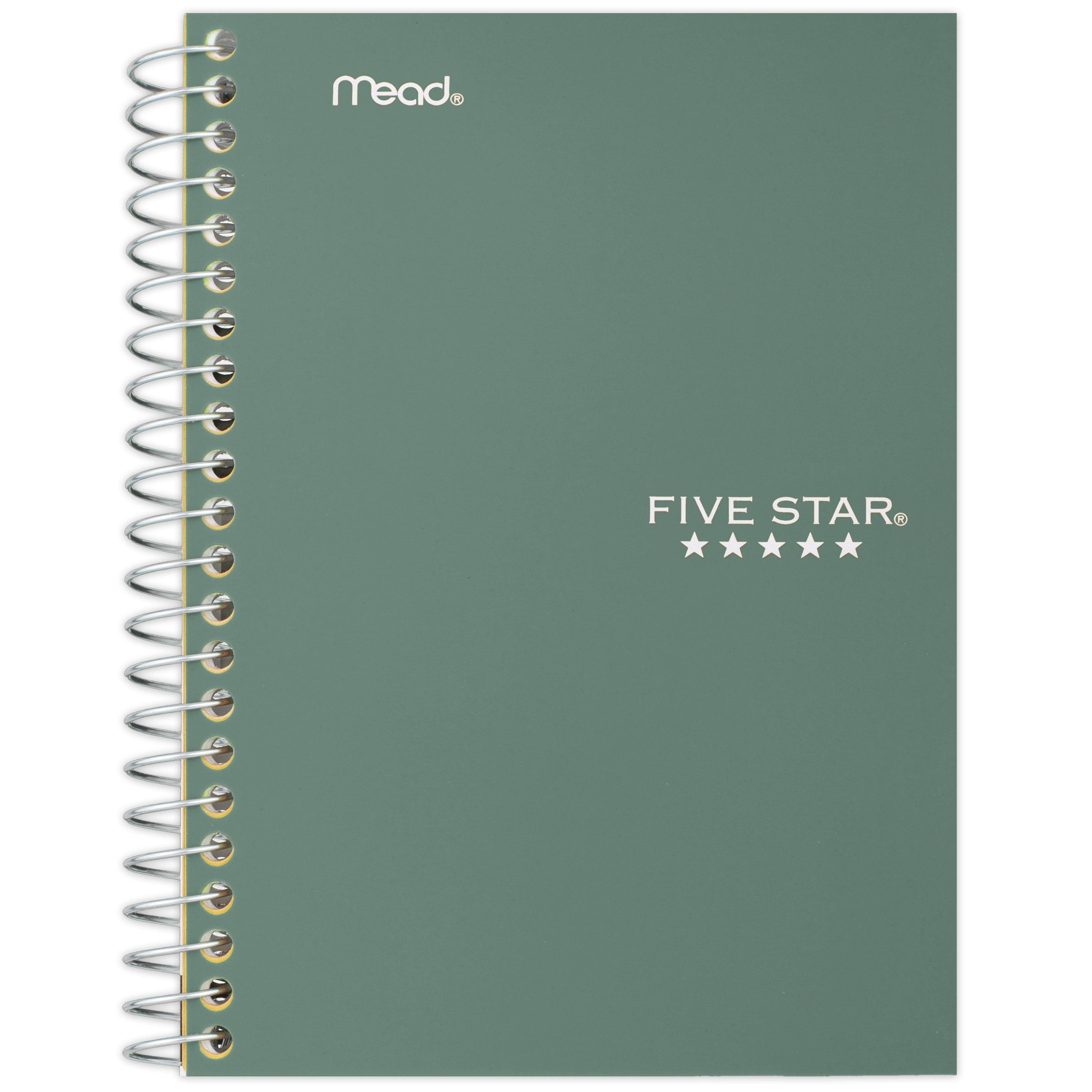 Five Star Personal Spiral Notebook, College Ruled, 7' x 4 3/8', Seaglass (450022CH1-WMT-MOD)