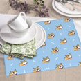 thumbnail image 6 of Dish Drying Mat, Cute cartoon corgi Highly Absorbent Drying Matt Kitchen Counter, Dish Mat Drying Pad Dishes Drainer Mats for Kitchen Counter or Sink, 16 x 18 inch, 6 of 6