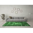 thumbnail image 3 of Ahgly Company Indoor Square Abstract Emerald Green Modern Area Rugs, 4' Square, 3 of 4