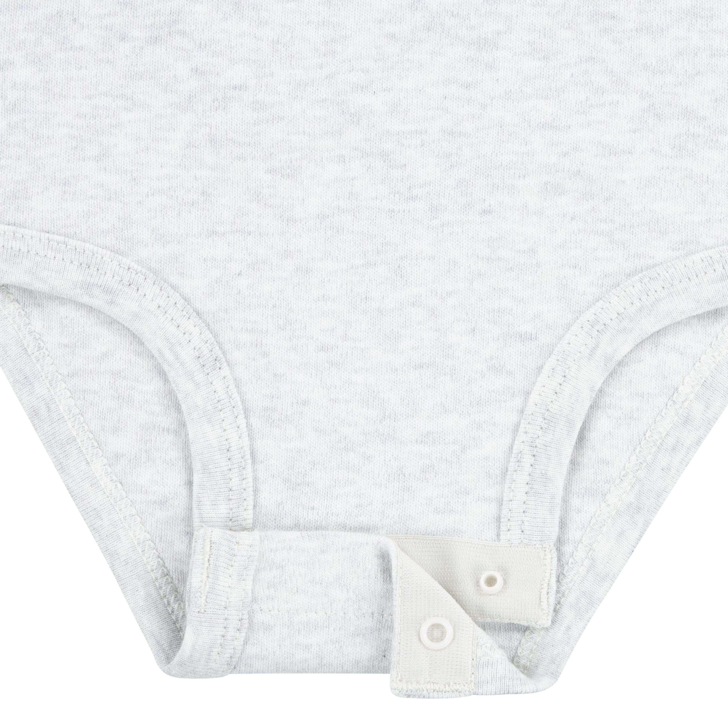 Huggies Baby Boy Alex the Elephant 3 Pack Organic Cotton Bodysuits, Sizes NB-24M