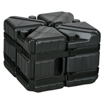 Outsunny Canopy Weights Set of 4, HDPE Water or Sand Filled Tent Weights for Pop up Canopy, with Built-in Handles and Secure Straps, 115LBS