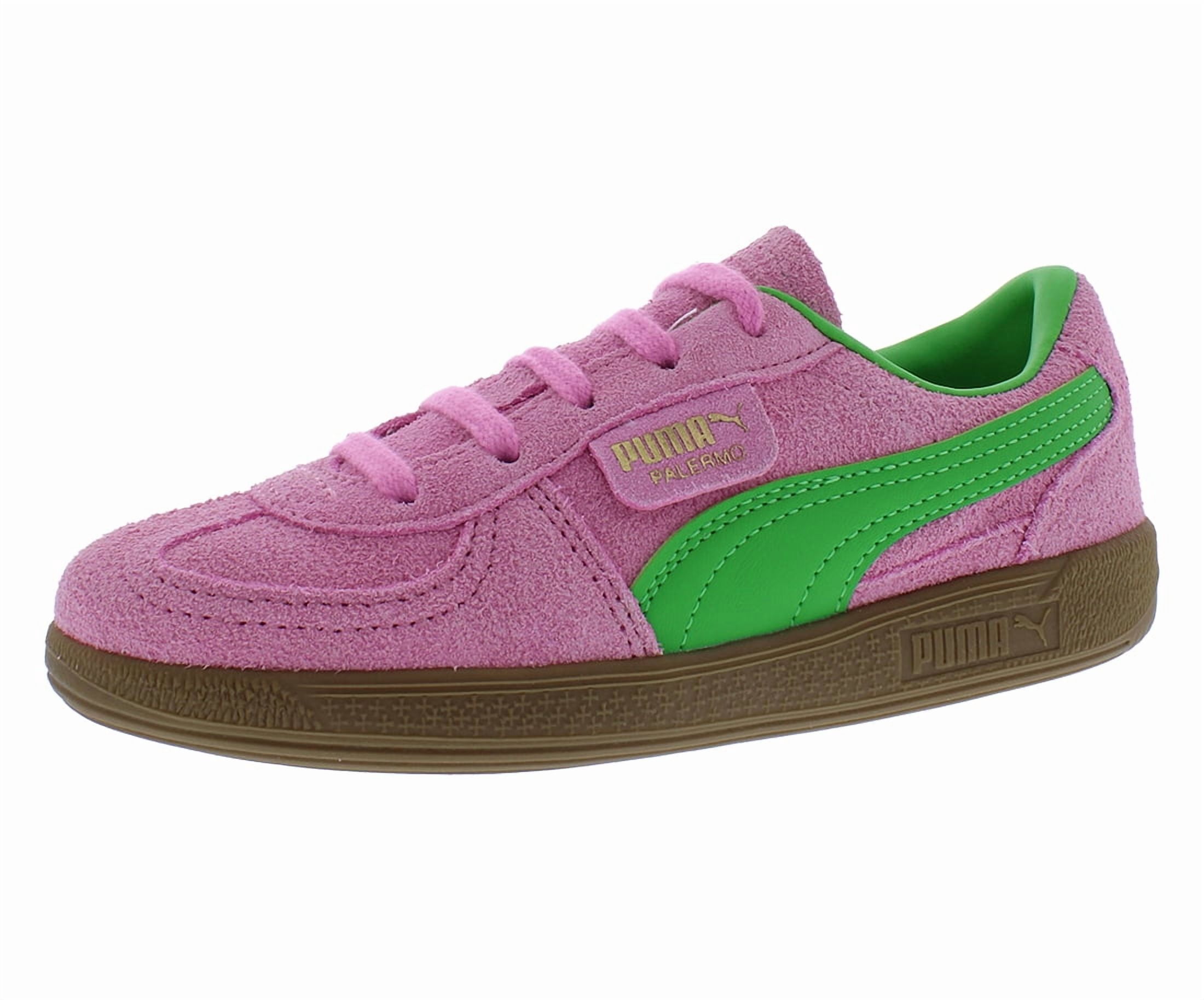 Puma Palermo Leather PS Boys Shoes Size 1, Color: Puma White/Vapor
