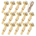 thumbnail image 4 of MOVTOTOP 20Pcs Small Clothes Pins for Photos Wooden Mini Photo Clips Fixing Objects General Users, 4 of 8