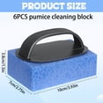 thumbnail image 4 of Armscye 6 Pack Heavy Duty Pumice Cleaning Stone - Grill Cleaner Brick Block with Handle for Griddle, BBQ, Sink, Bathtub & Oven, 4 of 7
