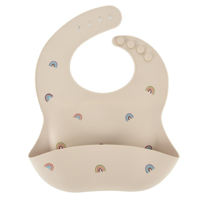 Babero para niños, Baberos unisex de silicona para niños pequeños, babero de alimentación para bebés, babero impermeable, valor excepcional