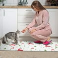 thumbnail image 3 of White Christmas Reindeer and Tree Pattern Kitchen Rugs Sets Of 2,Anti Fatigue Kitchen Mat Rugs Non Slip Washable,Decorative Kitchen Floor Mats for Kitchen,Sink,Laundry,17"x30"+17"x47", 3 of 7