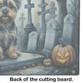 thumbnail image 3 of Yorkshire Terrier Spooky Halloween Glass Cutting Board Large 12 in x 15 in, 3 of 5