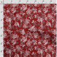 thumbnail image 3 of Soimoi Chinese Floral Print,Cotton Poplin, Sewing Fabric Sold by The Yard 42 Inch Wide,Sewing Craft Quilting/Quilt Making Fabric, Red & White, 3 of 5