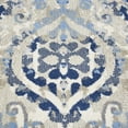 thumbnail image 5 of Home Dynamix Melrose Audrey Moroccan Ogee Damask Area Rug, Ivory/Blue, 7'10"x10'2", 5 of 6