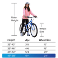 thumbnail image 6 of Huffy 24-Inch GRM Kids’ Bike, 7-Speed Drivetrain for Varying Terrain, Perfect Fit Frame for a Natural Riding Position, Dual Braking System for Confident Control, Fits Riders 49"–58" Tall, Periwinkle, 6 of 13