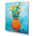 thumbnail image 2 of Designart "Oasis Of Exotic Pineapples IV" Pineapples Canvas Wall Art, 2 of 7