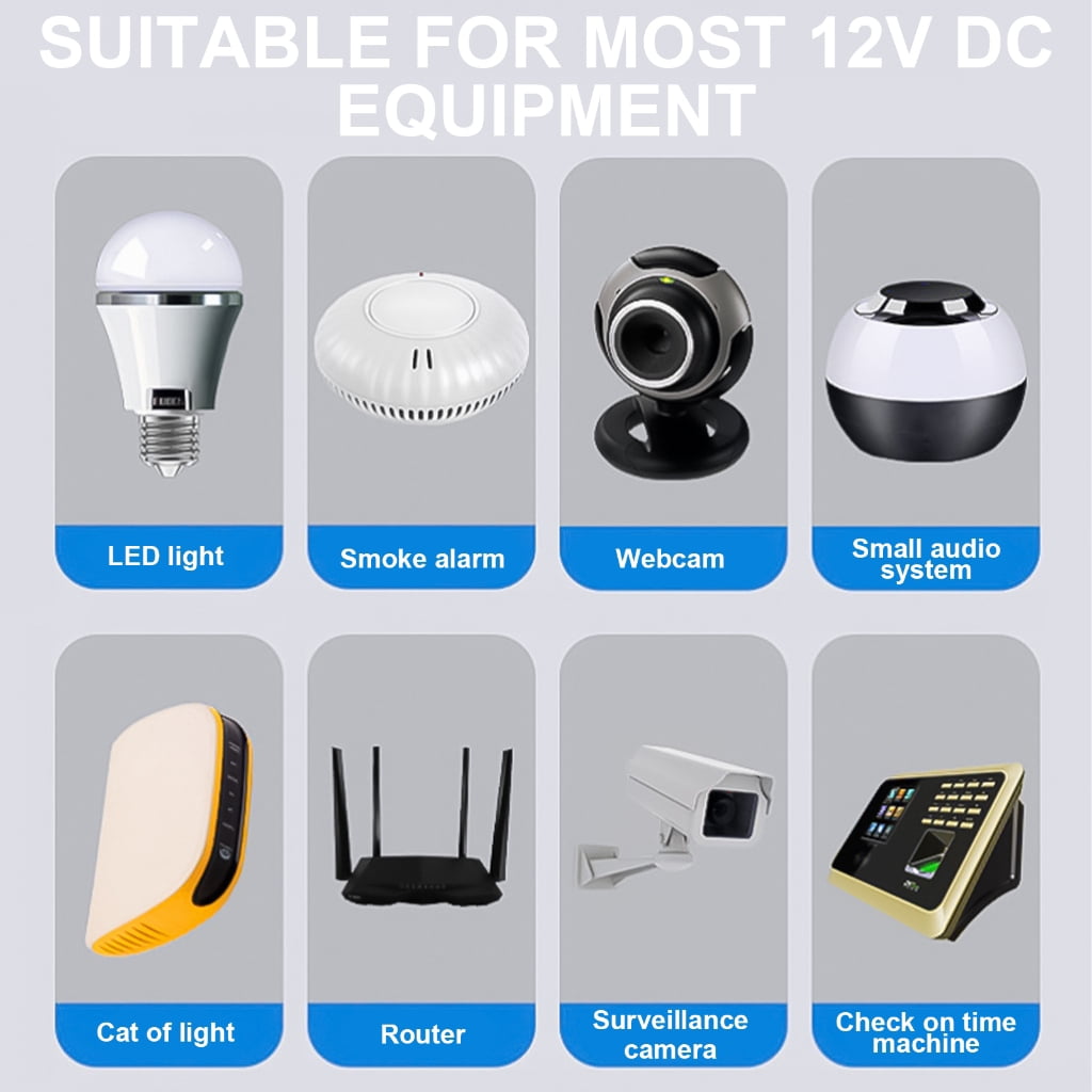 WINDLAND Uninterruptible Power UPS with DC12V Port for Stable Connectivities Battery
