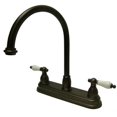 thumbnail image 1 of Kingston Brass Kb3745Pl 8 Inch Center Kitchen Faucet Without Sprayer - Oil Rubbed Bronze Finish, 1 of 2