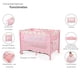 thumbnail image 2 of Cuna Corral Plegable con Cambiador y Dos Niveles D´Bebe - Rosa, 2 of 7