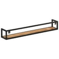 thumbnail image 2 of vidaXL Wall Shelves 2 pcs 47.2" Rough Mango Wood, 2 of 8