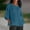 Blue, variant on Women's Solid Color Crew Neck Short Sleeved Top T Shirt Womens V Neck Shirts Men Soft Long Sleeve Tee Shirts for Women Shirt Pack for Women Summer Sports Women Casual Summer Shirts Loose Work Tops