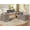 Grey, variant on SEDETA Farmhouse L Shaped Desk with Storage, 70.9" Home Office Desk with Storage Cabinet and Storage Shelves, L Shaped Computer Desk with Power Outlet for Bedroom, Office, Black & Brown