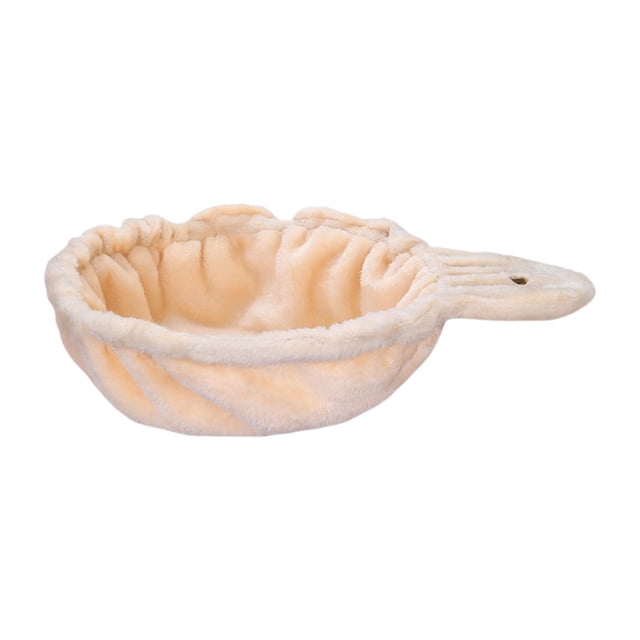 Cesta de cama de hamaca para árboles de gato, suave, para mascotas accesorios de árboles de gato reemplazo de accesorio de nido de gato para gatitos Beige