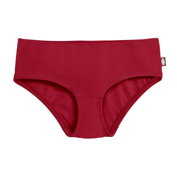 Girls Recycled Nylon UPF 50 Swim Brief | Red