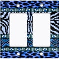 thumbnail image 6 of Metal Light Switch Plate Cover African Safari Animal Print Tribal Art Pattern SFR044, 6 of 13