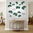 thumbnail image 3 of Boho Ethnic Living Room Tapestry 51x59in - Black and White Durable Aesthetic Tapestry Washable Plants Wall Hanging Tapestry - for Dorm College Living Room House Home Decoration, 3 of 5