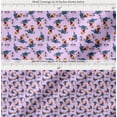 thumbnail image 2 of Soimoi Cotton Voile Fabric Text,Rugby Ball & Bird Cartoon Fabric Prints by Yard 56 Inch Wide, 2 of 7