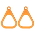 thumbnail image 1 of Miangastore Gymnastic Ring For Hanging Orange Metal Gymnastics Rings 2Pcs 8.3X6.1X0.8In, 1 of 8