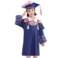 thumbnail image 3 of Gyexs Children's Graduation Cap and Gown Outfit/College Robe Set Performance Clothing for Kids Red, 15-16 Years, 3 of 6