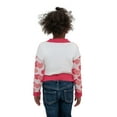thumbnail image 2 of Care Bears Girls' Hearts & Bear Long Sleeve V-Neck Cardigan, Size 4-6X, 2 of 5