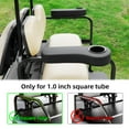 thumbnail image 5 of Roykaw Golf Cart Armrest with Cup Holder for EZGO Club Car Yamaha 1.0'' Square Tube Frame, Black, 5 of 8