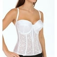 thumbnail image 1 of Women's Carnival 437 Full Figure Tuxedo Torsolette Bra (White 46DD), 1 of 4