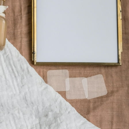 Masteelf Transparent Acrylic Double Sided Tape for Wall Mounting and Home Use Versatile Adhesive Squares 20pcs