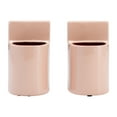 thumbnail image 3 of Sagebrook Home Ceramic 6" Pouch Bookends, Blush, 3 of 9