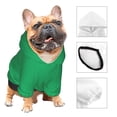 thumbnail image 5 of Yiaed Forestgreen Print Dog Hoodie Security Pet Dog Costume Pets Dog Hoodie Sweatshirt with Pocket for Small Dogs-X-Small, 5 of 5