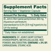 Spring Valley St. Johns Wort Standardized Extract Capsules Dietary Supplement, 300 mg, 150 Count