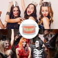 thumbnail image 4 of Unique Bargains 1 Pc Fake Grills Hip Hop Rhinestone Heart Teeth Grillz Gold Tone, 4 of 6