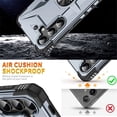 thumbnail image 2 of Case for Samsung Galaxy S23+ 5G Military Grade Shockproof Magnetic Attachment with Stand Case Cover,Grey,For Galaxy S23+ (5G), 2 of 6