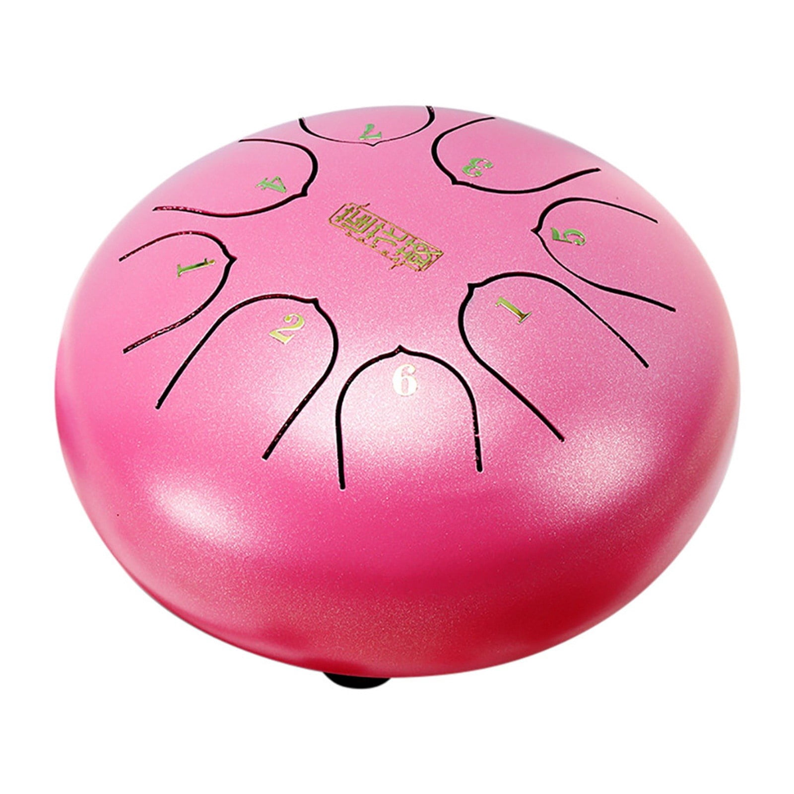 6in 8 Note Alloy Steel Handpan Tongue Drum C Key with Mallets Bag Smooth Paint Yoga Meditation Musical Instrument Portable Percussion for Beginners Kids Adults Music Therapy Relaxation