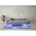 thumbnail image 3 of Ahgly Company Indoor Square Abstract Blue Modern Area Rugs, 8' Square, 3 of 4