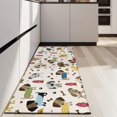 thumbnail image 4 of Rover Cream Dogs Bone Kitchen Rug Mat,Kitchen Runner Rugs Non Skid Washable,Decorative Kitchen Floor Mats for Kitchen,Sink,Laundry,17"X47", 4 of 5
