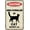 Area Patrolled By Cat Security, variant on Manyige Vintage Tin Warning Sign Retro Metal Attack Cat Signs For Home Decor Stylish Wall Art Plaques Gift For Home Bathroom Kitchen And Gothic Wall Decor In Every Room 12x8 In
