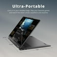 thumbnail image 3 of Lenovo Yoga 7i 16" WUXGA 2-in-1 Touchscreen Laptop, Intel Core i5-1335U, 8GB LPDDR5 RAM, 512GB SSD, Backlit Keyboard, Fingerprint Reader, Intel Iris Xe, FHD Webcam, Grey, Win 11, 32GB USB Card, 3 of 9