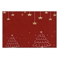 thumbnail image 5 of Merry Christmas Winter Holiday Tree Rectangle Dining Placemat 4PCS Durable Linen Placemats 12 X 18 Inch Holiday Fashions Dining Table Place Mats for Kitchen Dining Table,Kitchen Table Mats, 5 of 5