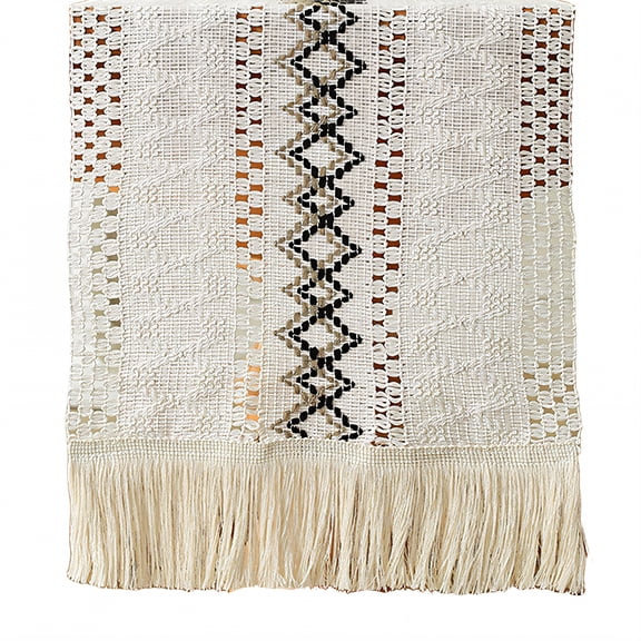 AUQ Table Runner,Time-Saving Upkeep Farmhouse Table Decor,Natural Cotton Kitchen Table Decor,Style1,30*200cm