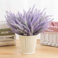 thumbnail image 3 of Pure White Artificial Lavender, 4 Bouquets For Year-Round Wedding Decor, Table Centerpieces, Outdoor Decorations, Ideal For Creating DIY Bouquets, Christmas Decoration, 3 of 5
