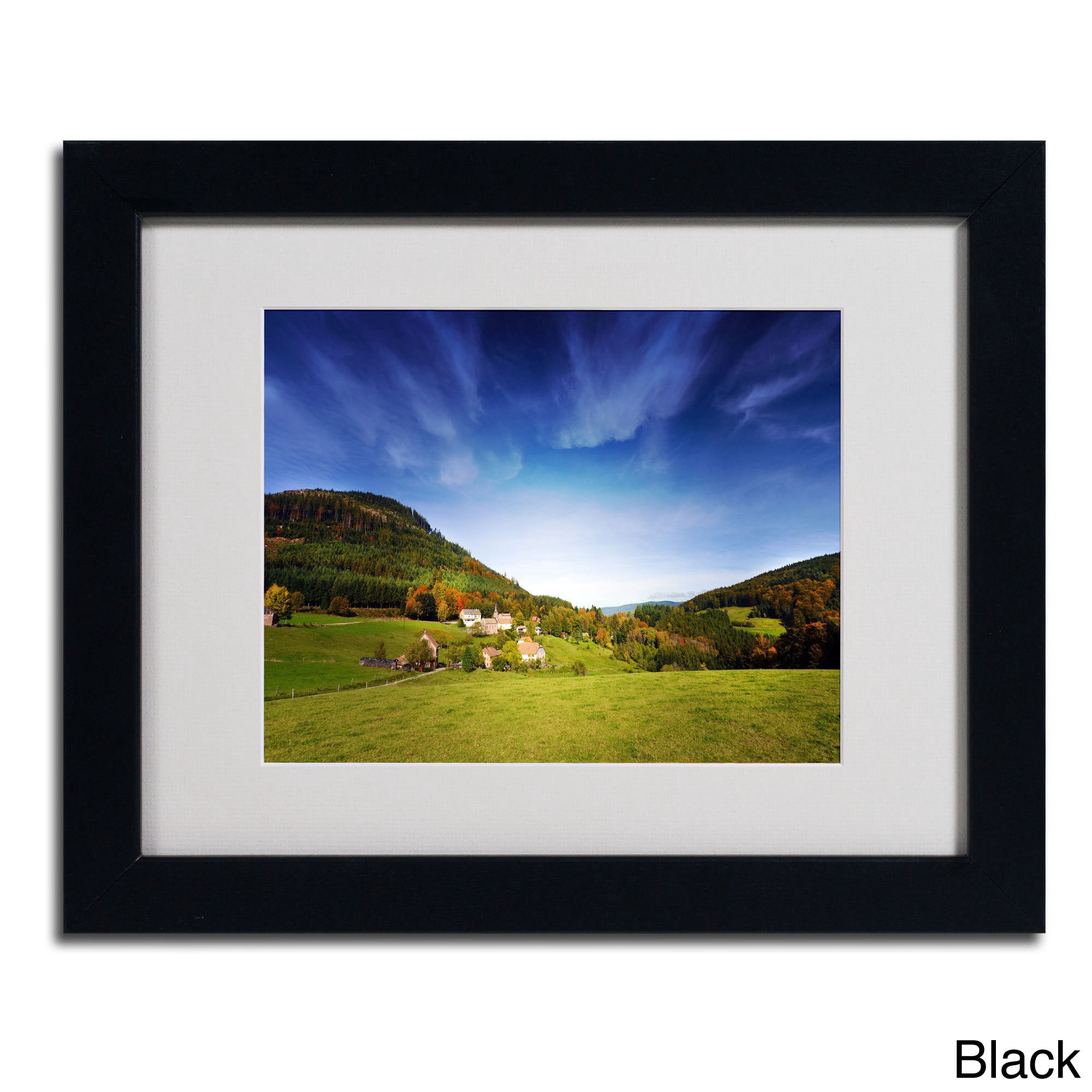 Trademark Fine Art "Nature Vosgienne" Canvas Art by Philippe Sainte-Laudy, Wood Frame