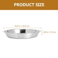 thumbnail image 2 of OULII 2Pcs Stainless Steel Food Tray with Handle for Serving and Steaming Food, 2 of 8